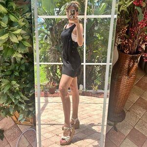 Tavik Black Mini Dress Size -Small